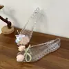 Edición Avanzada~ Zapatos de Cristal de Princesa DIY Zapatos de Gelatina con Flores Sandalias Transparentes Zuecos Coreanos de Venta Caliente para el Verano