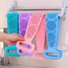 Toalla de baño de silicona para hombres y mujeres, potente exfoliante de espalda, herramienta larga en tira para eliminar suciedad y piel muerta sin dolor, especial para bañarse