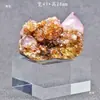 Caja Base Acrílica Caja de Exhibición de Cristales Minerales Caja de Almacenamiento Caja Decorativa para Colección de Piedras Crudas Minerales Rocas