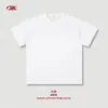 Camiseta Masculina Básica Estilo Americano Bk Cooling Cor Sólida 235g Algodão Puro Manga Curta, Casual Solta Tendência Marca Masculina Manga Curta.