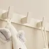 Suministro de Fábrica Gancho para Ropa Montado en Pared Sin Taladro Gancho para Puerta Trasera de Recibidor Gancho de Pared para Baño Vestidor