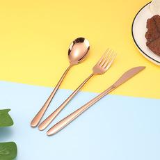 304不锈钢牛排刀叉勺套装全套西餐餐具家用酒店厂家批发定制LOGO