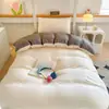 Juego de Cama de Cuatro Piezas, Juego de Colcha de Primavera y Otoño, Juego Completo de Seis Piezas, Juego Individual de Tres Piezas para Dormitorio, Colchón