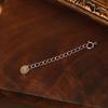 Collar de Plata Esterlina 925 Cadena Extendida Alargamiento Ajustable Accesorios DIY Cierre de Langosta Cadena de Cola Accesorios de Cierre de Resorte