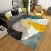 Alfombra de piso transfronteriza de Amazon, sencilla, para dormitorio, sala de estar, sofá, mesa de centro, estilo geométrico nórdico