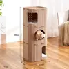 Luxo Leve Multi-camadas Pet Quatro Estações Furo de Broca Integrado Árvore para Gatos Furo Inverno Dupla Camada Arranhador Casa Universal Fechada para Gatos