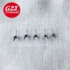 Aretes de aleación de titanio F136 con engaste hueco de cuatro puntas y pasador, Tachuelas para nariz de aleación de titanio G23, Accesorios de joyería para piercings al por mayor