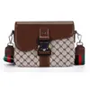 Bolso Mensajero de Silla de Montar Creativo Elegante Unisex con Solapa, Bolso de Hombro Cruzado de Moda Casual de Negocios