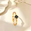 Pulsera de Reloj de Disco Romano de Acero de Titanio que No se Desvanece Pulsera de Correa Hueca Pulsera de Temperatura de Lujo Ligero de Nicho Joyería Transfronteriza