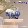 Luoyang Tang Sancai Caballo de Cerámica Adornos de Escritorio Cerámica Pony Caballo Pudín Lindo Lindo Corazón de Niña Arte Hecho a Mano