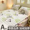 Saia de Cama de Lã de Leite Classe A Peça Única Inverno Plus Veludo Coral Fleece Antiderrapante Capa de Cama Cobertura Completa Capa de Colchão à Prova de Manchas Manga Protetora 3