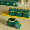 Nuevo Set Combinado de Cajas de Condimentos para el Hogar de Cocina Botella de Condimentos Sellada Frasco de Condimentos a Prueba de Humedad Caja de Almacenamiento con Múltiples Compartimentos