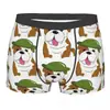 Dropshipping com Fotos Pode Ser Transformado em Cueca Boxer Masculina Elástica Confortável Respirável Estampada com Gato 3D para Animais de Estimação e Cachorros