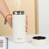 Taza Termo, Taza de Té de Gran Capacidad, Taza de Aspecto Elegante, Taza Termo de Acero Inoxidable 316 para Hombres, Vaso de Agua Doméstico Simple