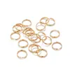 Materiales para Accesorios de Llaveros DIY, Anillas Abiertas, Anillas Dobles, Anillas de Hierro de Doble Capa, Anillas de Interfaz para Llaves al por Mayor