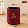 Papelera Cilíndrica Texturizada con Ruedas, Móvil, para Sala de Estar, Cocina, Dormitorio, Baño del Hogar, Papelera de Gran Capacidad