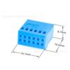 Dj7185-1.0/1.6-11/21 Conector de Carro Áudio Wifi Conector de Carro Sem Fio Plug de 12 Furos