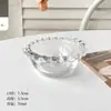 Tazón de postre de vidrio estilo ins de alto valor, tazón para helado, tazón para yogur, tazón para ensalada de frutas, tazón pequeño para cereal de desayuno