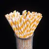 25 Pajitas de Papel Desechables Pajita de Diámetro Pequeño Color Raya Roja Pajita Decorativa Creativa Bebida de Postre