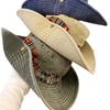 Sombrero de Pescador de Mezclilla Occidental Bordado Lavado Estilo Japonés para Mujer Verano Exterior Montañismo Ala Grande Cara Pequeña Sombrero de Sombra