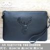 Marca de moda Bolso de mano de cuero suave para hombre Clutch de negocios Cartera de moda para niño Bolso vintage para hombre PU para mujer