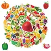 100 Piezas de Compra Directa Transfronteriza Frutas y Verduras Estilo Fresco Pegatinas Ins Graffiti Cuaderno Biy Pegatinas Impermeables para Niños