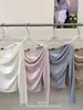 Novedades de Otoño Ruoxin 26: Blusa de Patchwork de Encaje con Cuello de Volantes Bordado, Nueva de Principios de Otoño, Falsa de Dos Piezas