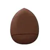 Puff de polvo de galleta de chocolate no come polvo q-bomba cojín de aire flocado mini pulgar corrector dedo malvavisco puff de polvo