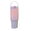 Taza termo de gran capacidad con degradado y asa para exteriores de 30 oz de acero inoxidable, para comercio exterior transfronterizo, taza para coche, taza de regalo para coche