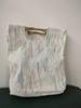 Bolsa Casual Listrada da Moda Feminina 2024 Nova Tendência Bolsa Transversal Bolsa de Ombro Feminina Simples para Carregar na Mão Bolsa Tote Transversal