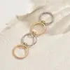 Amazon Transfronterizo Popular Joyería Europea y Americana para Mujer Diseño de Anillo de Diamante Geométrico Anillo Apilable Anillo Versátil para Mujer