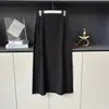 Estilo ligeramente maduro~ Falda larga ajustada, elegante y versátil para mujer en verano, ligera, de secado rápido, transpirable, falda deportiva de corte A