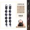 Peluca de Cola de Caballo para Mujer, Trenzas Burbuja con Pinza de Garra, Trenzas Boxeadoras, Trenzas Retorcidas con Mechas, Nuevos Dreadlocks Estilo Chino, Trenzas de Linterna, Dobles Colas de Caballo