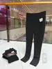 Calça Nuvem com Estampa de Leopardo SKlioo Outono/Inverno para Mulheres, Calça Quente com Forro de Lã, Cintura Alta, Alta Elasticidade, Leggings tipo Algodão de Nove Pontas
