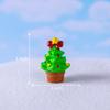 Micro paisaje lindo Navidad Oso Viejo haciendo nieve DIY accesorios de decoración bola de cristal adornos pequeños de escritorio
