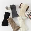 Calcetines Populares de Color Sólido Transfronterizos Versátiles de Punto Cálidos Combinables Jk, Calcetines para Mujer