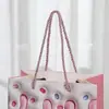 Saco de Presente Cartoon Transfronteiriço Sacola de Papel para Lembrancinha de Aniversário Bolsa de Mão Estéreo 3D Embalagem de Presente de Alta Qualidade
