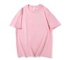 Playera de Algodón Pesado de Color Puro de 230 g para Mujer Ins Moderna Gruesa Opaca Cuello Redondo Color Puro t Camiseta Básica al por Mayor