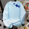 Sudadera Casual Versátil de Cuello Redondo Básica para Mujer Otoño e Invierno Estilo Perezoso Holgado Pulóver Ligero Gris Coreano para Hombre