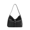Bolso de axila estilo francés, bolso de hombro nicho para commuters, bolso nuevo para mujer hecho de piel de vaca de capa superior, bolso tote de cuero genuino versátil para mujer