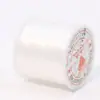 Hilo Elástico Plano de Seda de Colores 0.8mm Hilo Trenzado para Cuentas DIY Accesorios para Joyería Hilo con Cuentas Cuerda Elástica Hilo Resistente al Desgaste
