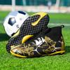 Chuteiras de Futebol Infantis Transfronteiriças Tênis de Cano Alto Masculino e Feminino Gramado Antiderrapante Chuteiras de Treinamento com Travas Tênis com Travas para Alunos do Ensino Fundamental