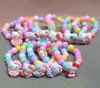 Pulsera Nueva de Dibujos Animados para Niñas, Pulsera de Perlas de Colores Sanrio para Niños, Pulsera de Perlas de Colores Nueva para Niñas, Pulsera de Princesa