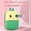 Câmera Infantil Popular Transfronteiriça Que Tira Fotos e as Imprime Diretamente com Revelação e Impressão Automática de Fotos