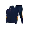 Novo conjunto esportivo casual masculino para primavera e outono, jaqueta masculina, conjunto moderno e estiloso estilo coreano