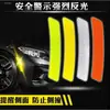 Pegatinas Reflectantes de Advertencia Nocturna para Coche Tiras Reflectantes Impermeables Anticolisión para Vehículos Eléctricos