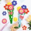 Nuevo traje de tarjeta de felicitación de flores fragantes DIY para vacaciones transfronterizas, kit de manualidades para ramo, ramo DIY casero, pequeños regalos