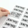 Adesivo Transparente Autoadesivo Personalizado pelo Fabricante Etiqueta Adesiva Autoadesiva de PVC à Prova d'Água Personalizada com Desenhos e Amostras