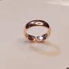 Anillo Amazon Spot Personalizado Europeo y Americano Electrochapado Oro Rosa para Hombre Anillo Magnético para el Cuidado de la Salud Abierto con Imán Venta al por Mayor
