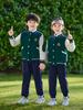 Uniformes de Jardim de Infância, Uniformes de Beisebol para Primavera e Outono, Uniformes de Classe de Três Peças para Crianças Novas, Roupas Esportivas para Alunos do Ensino Fundamental I e II